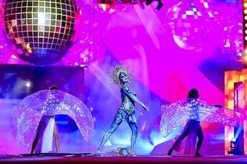 Tapicería Peñate, de Telde, se lleva el tercer premio del concurso de Maquillaje Corporal de 'Studio 54'/Lpcarnaval.